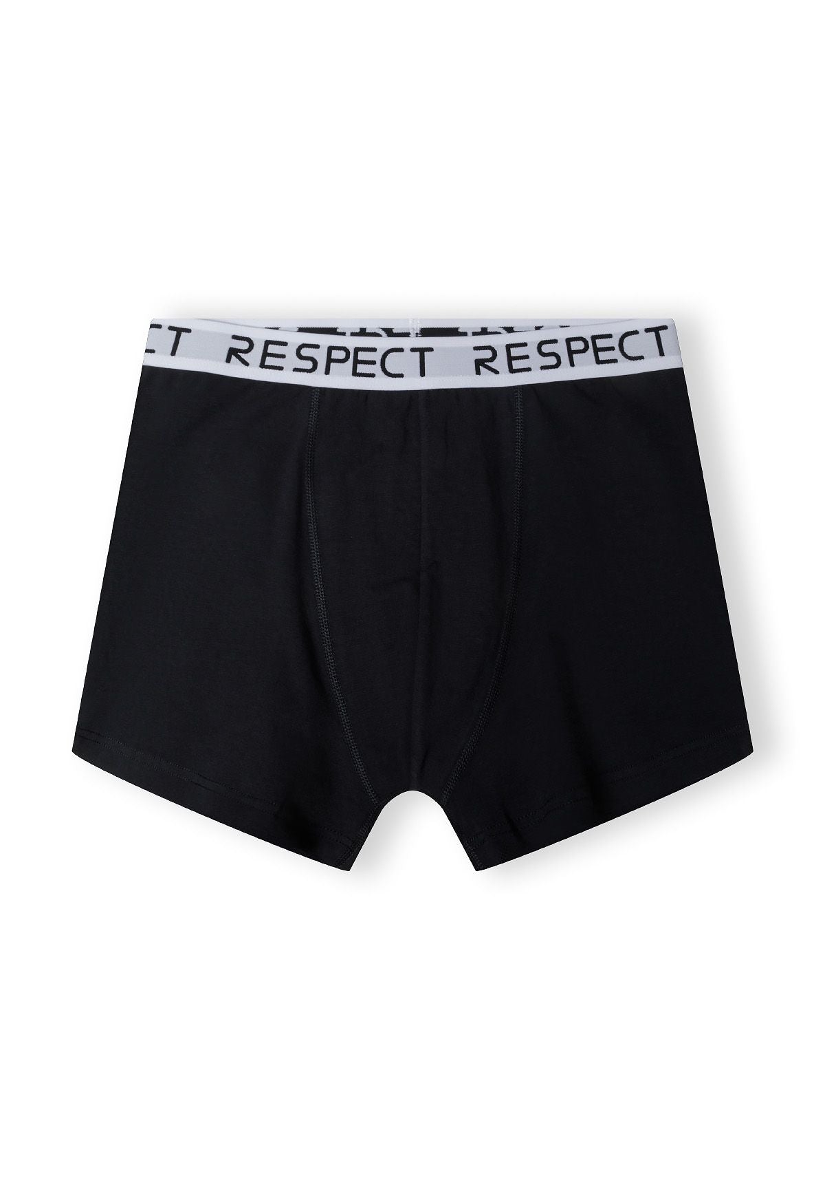 Boxer Shorts 3-Pack, Respect Waistband, Black - 2