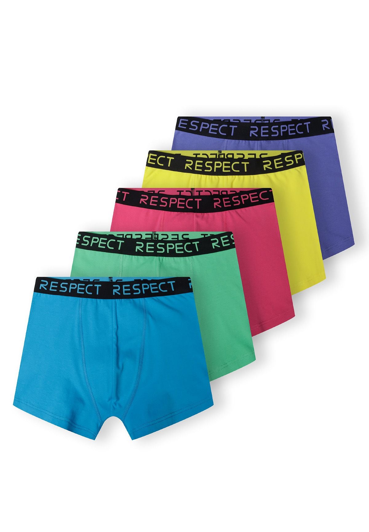 Boxer Shorts 5-Pack, Multicolour, Respect Waistband - 1