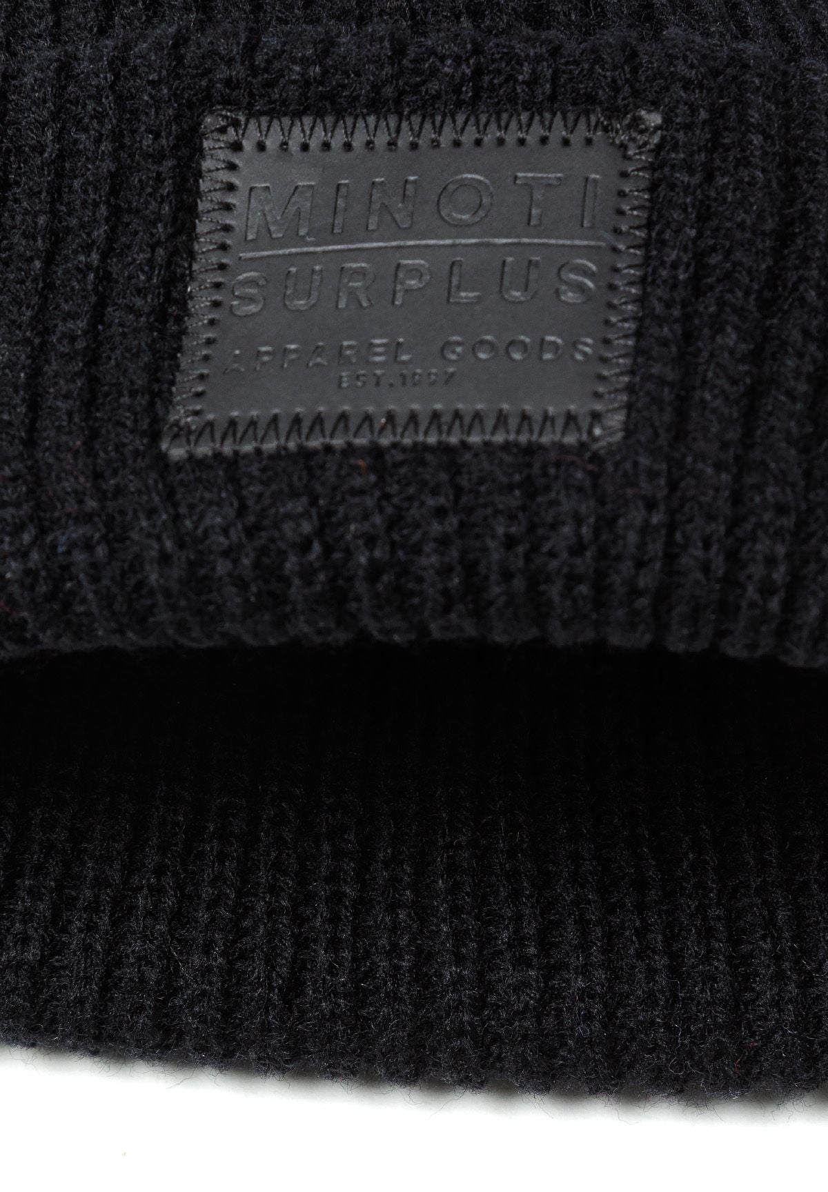 Fisherman Beanies 2-Pack, Black Burgundy, Ribbed - 7
