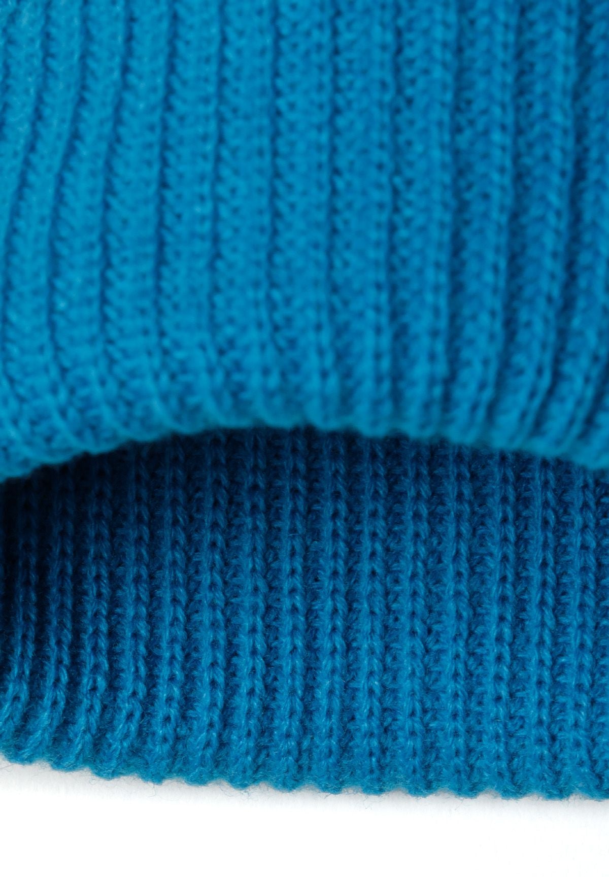 Ribbed Knit Beanie 2-Pack, Turquoise Black - 7