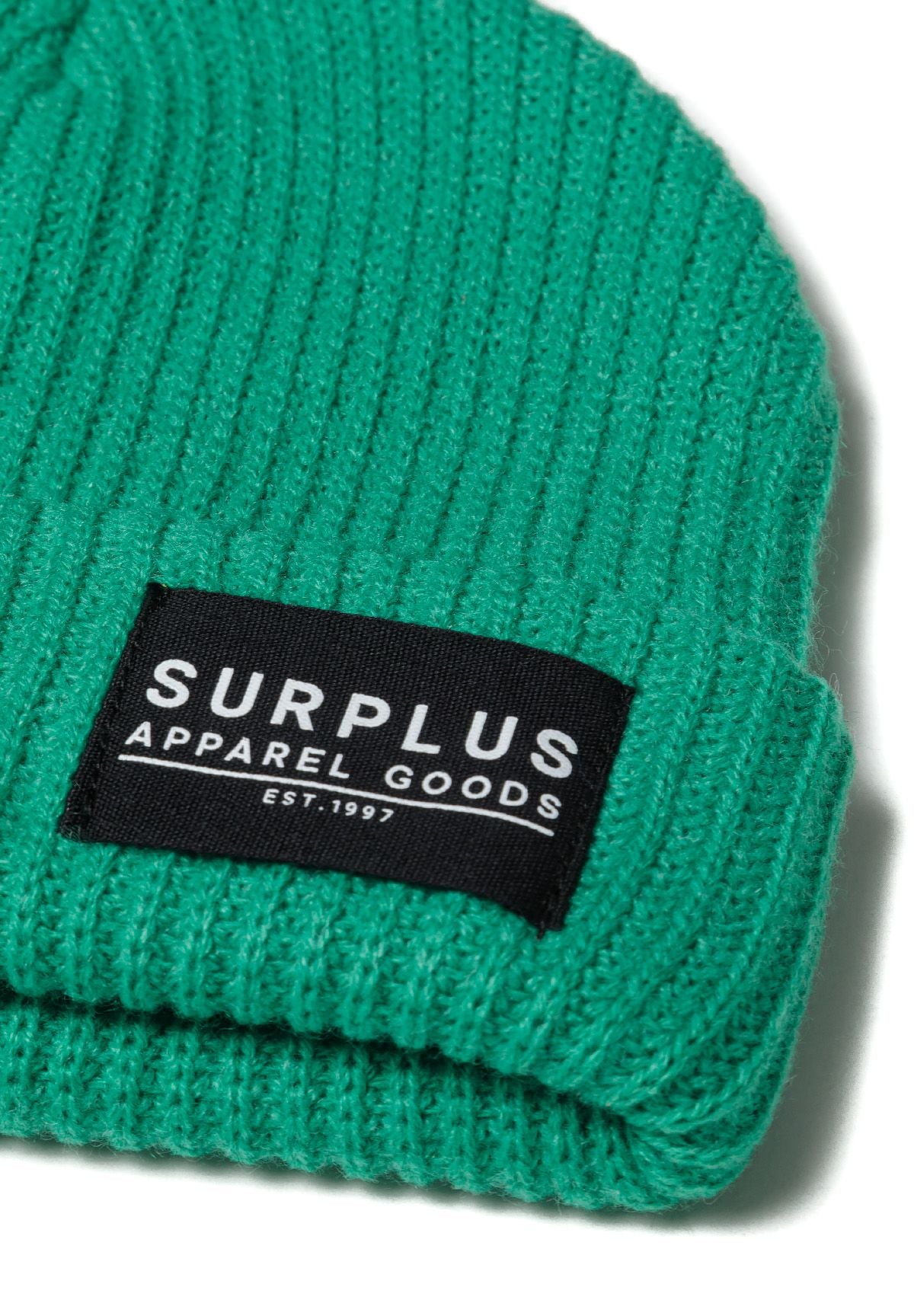 Beanies 2-Pack Ribbed Knit, Grey & Green - 5