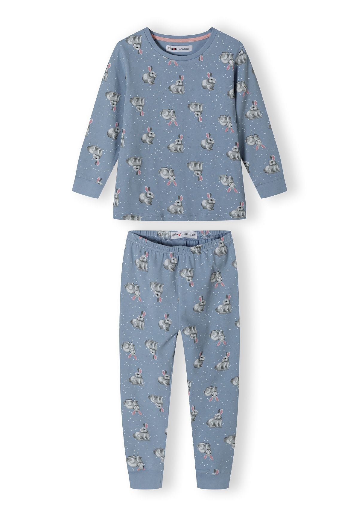 Pyjama Set 2-Pack, Bunny & Polka Dot, Pink Blue - 11