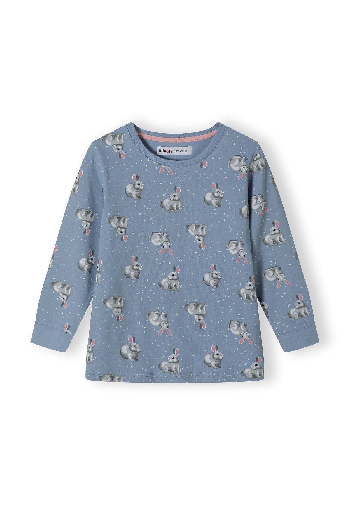 Pyjama Set 2-Pack, Bunny & Polka Dot, Pink Blue - 13