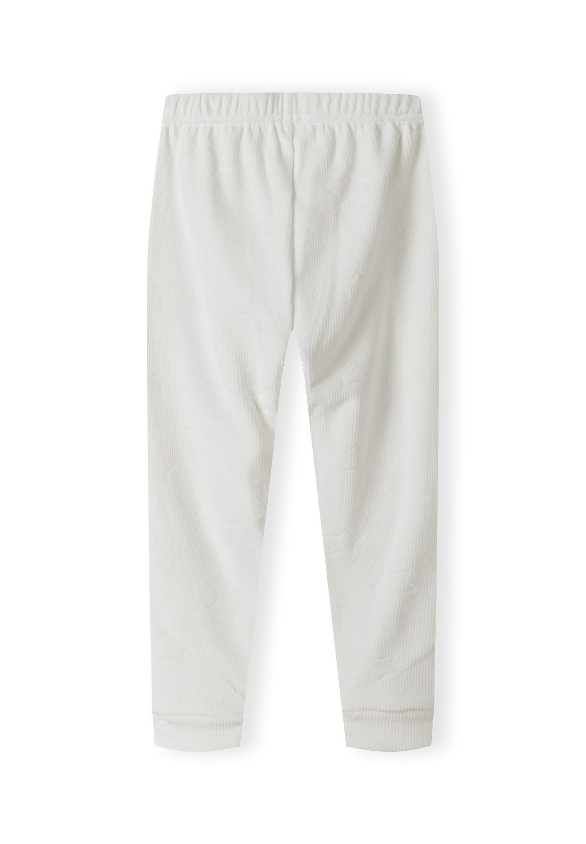 Cream textured pyjamas, trousers back.