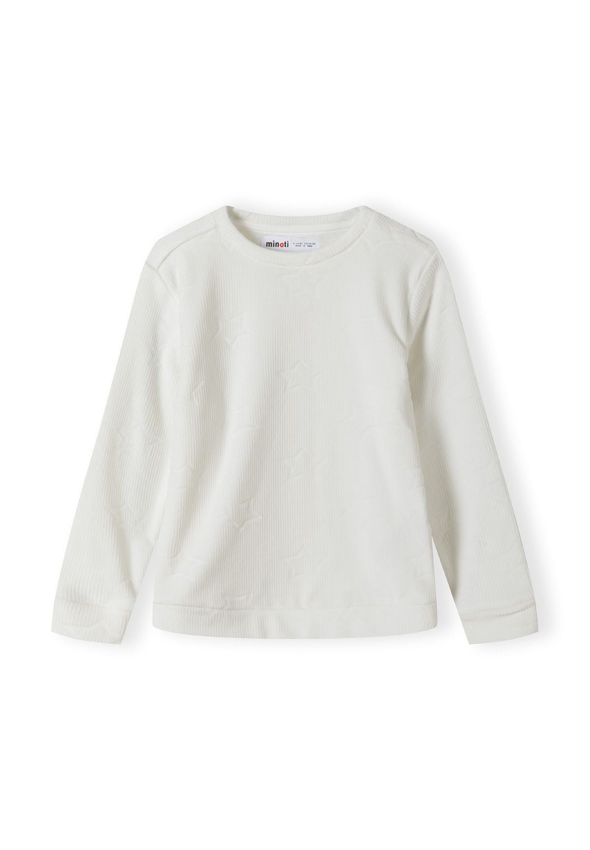 Cream textured pyjamas, top front.
