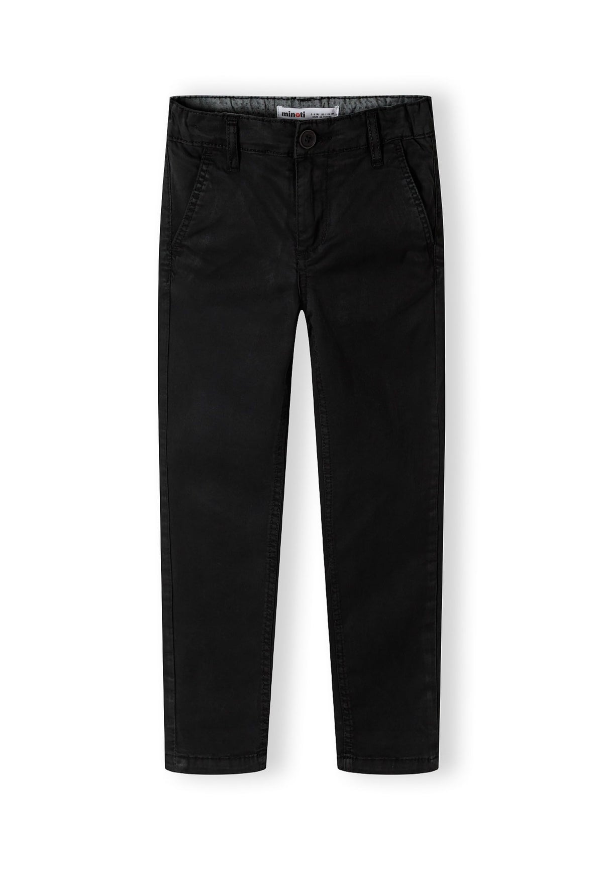 Black chinos, chinos front.