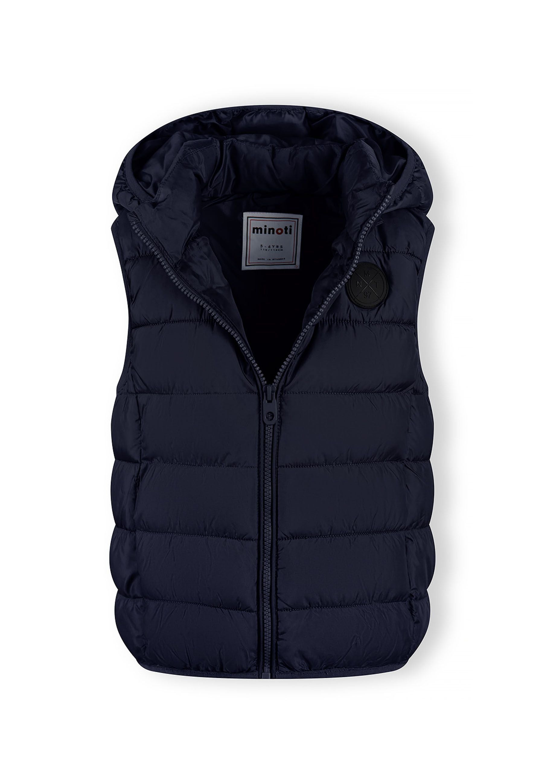 Padded Gilet Navy Hooded Boys - 4