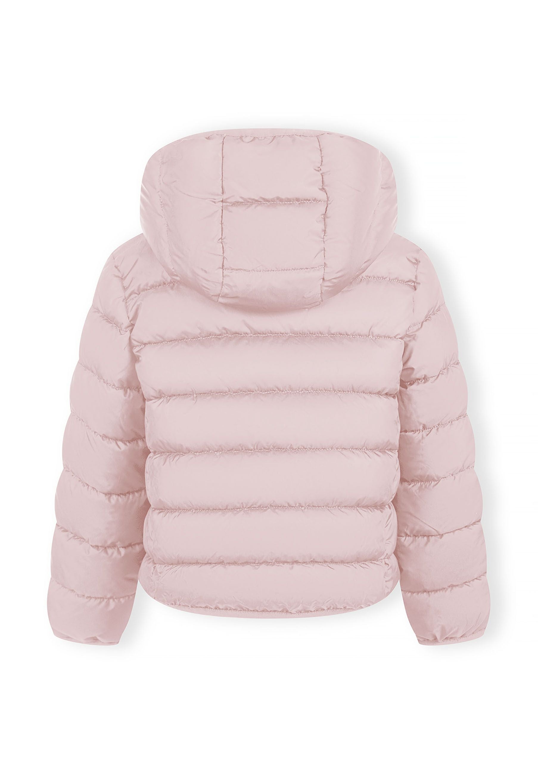 Quilted Puffer Jacket, Pink, Hooded - 3