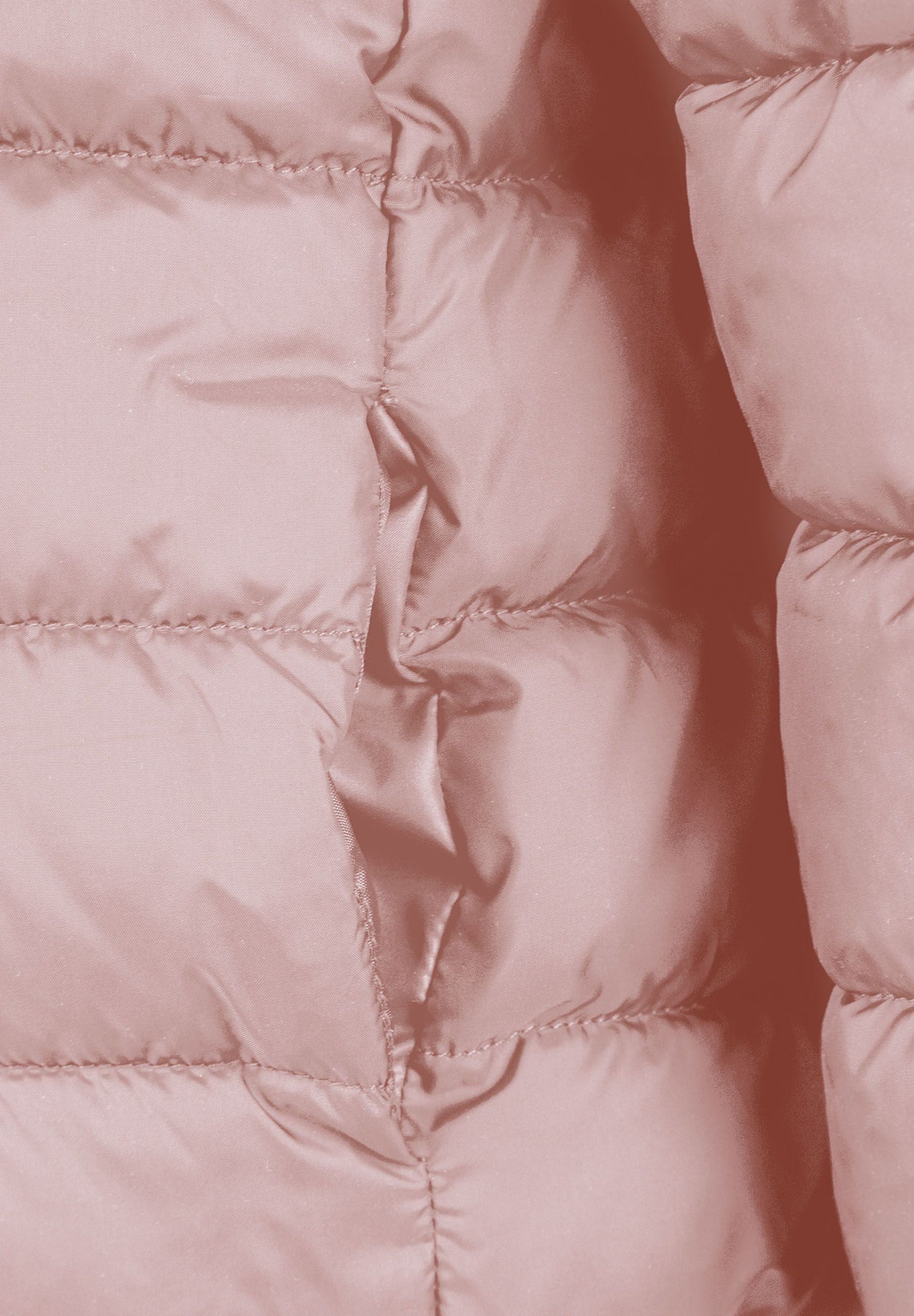 Quilted Puffer Jacket, Pink, Hooded - 5