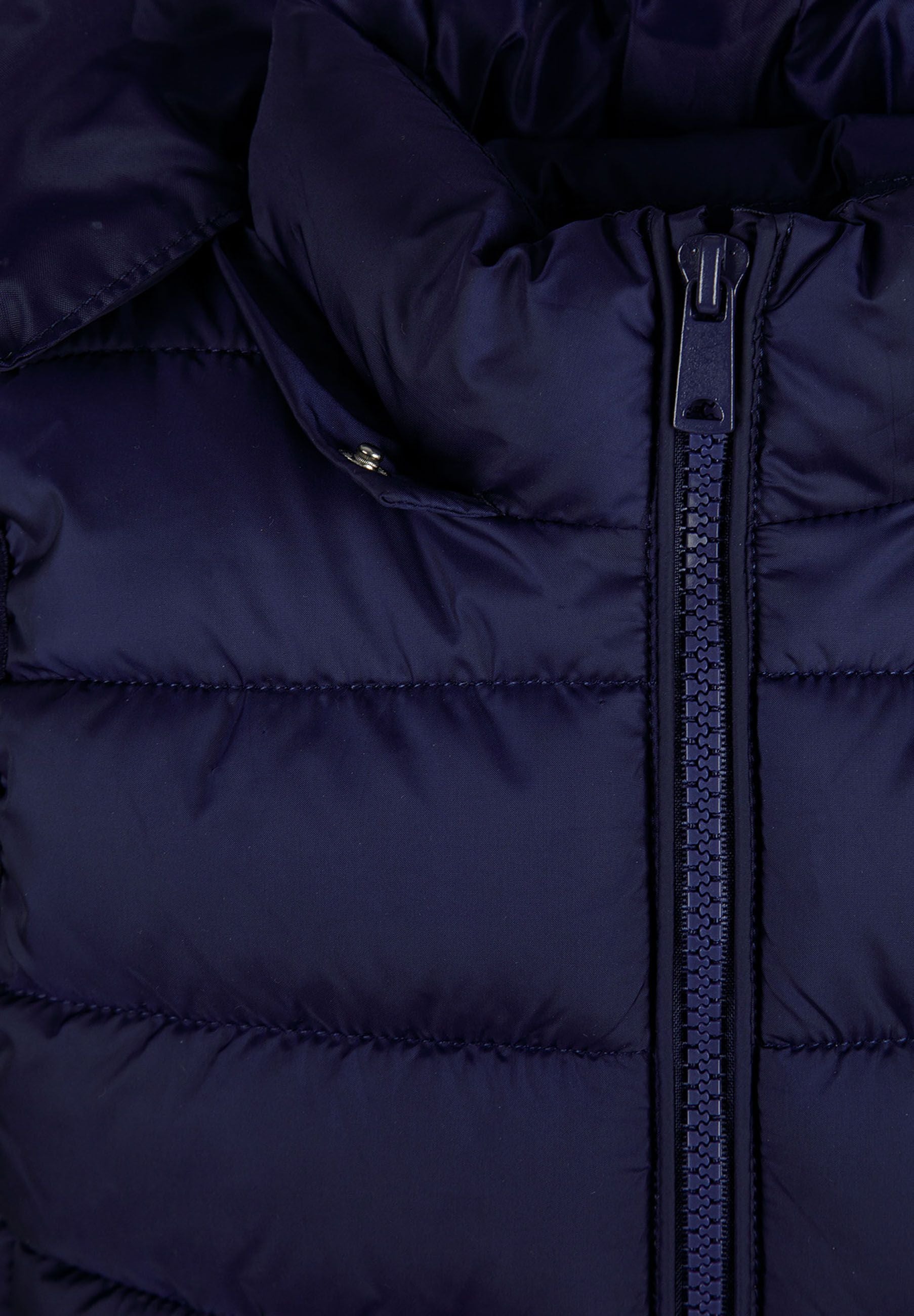 Quilted Gilet Navy Detachable Hood - 5