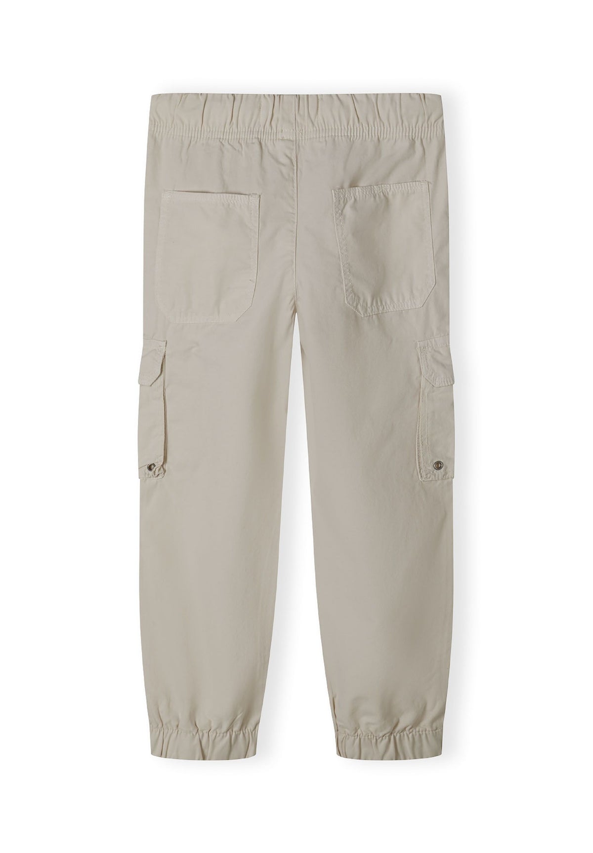 Light beige cargo trousers, trousers back.