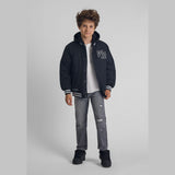 grey denim