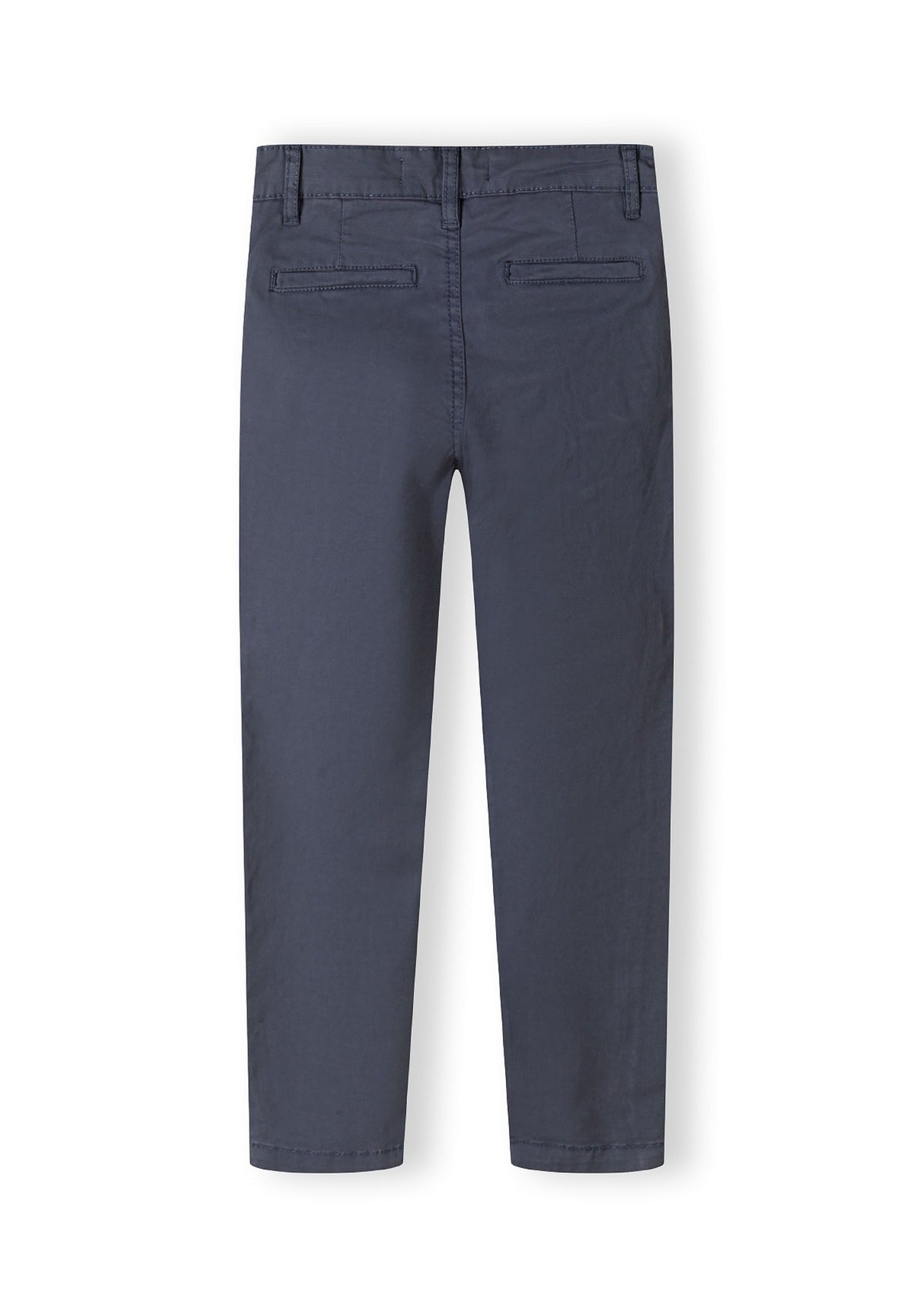 Blue grey chinos, chinos back.