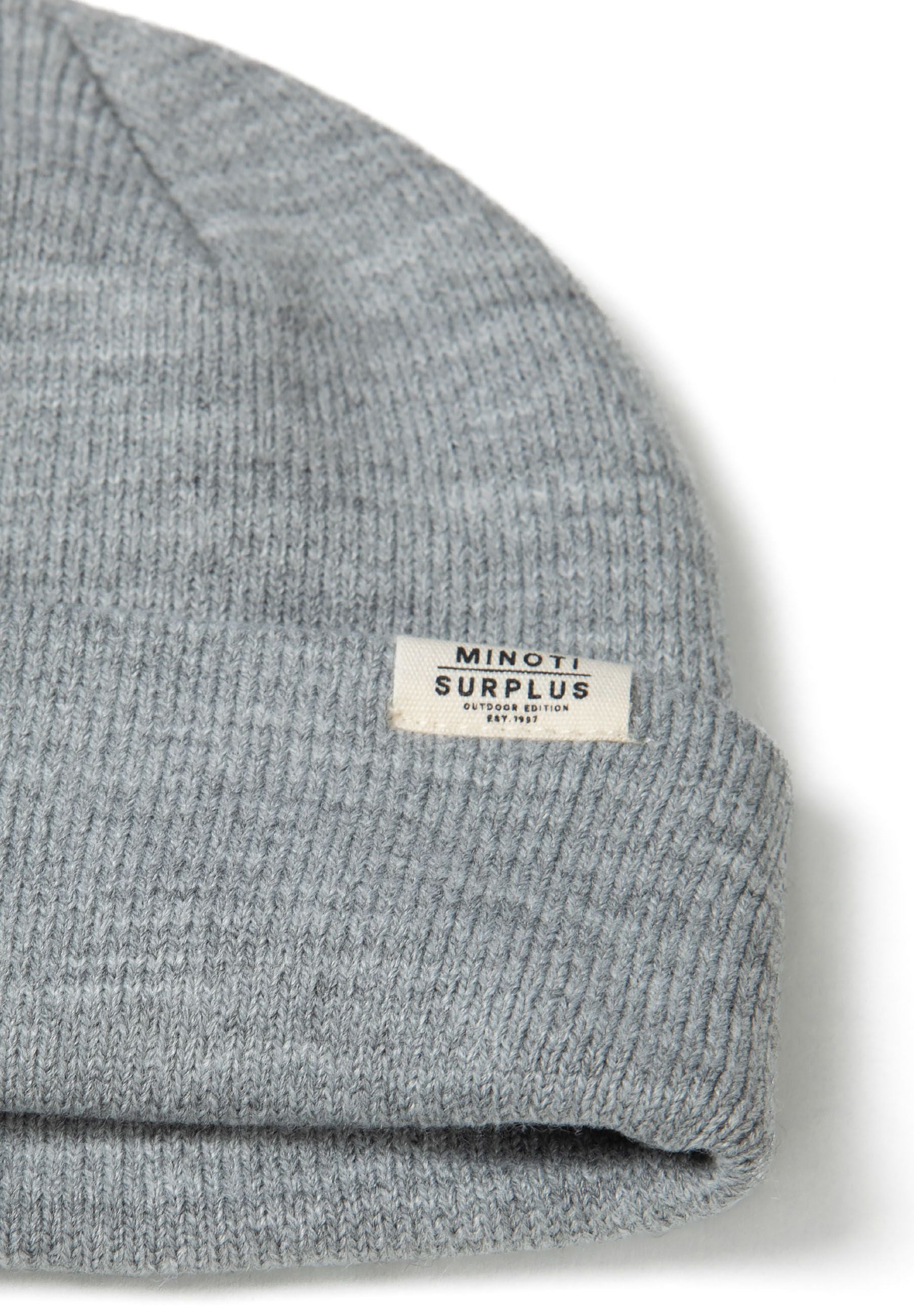 Ribbed Beanie Hats 3-Pack, Black Pink Grey - 7