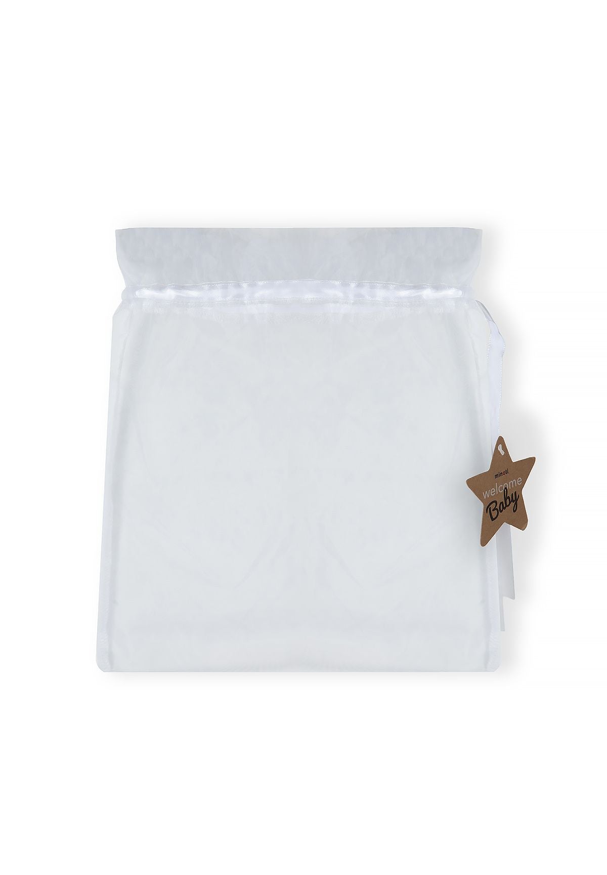 5-delige cadeauset met babybeige berenprint, in een cadeauzakje.