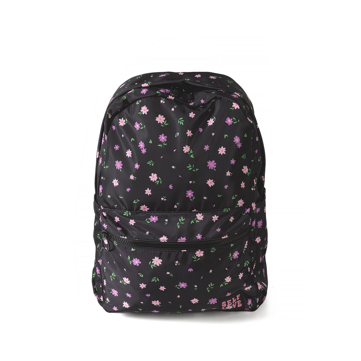 Girls' floral backpack — complete product view for square Shop card