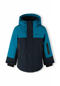 teal and navy