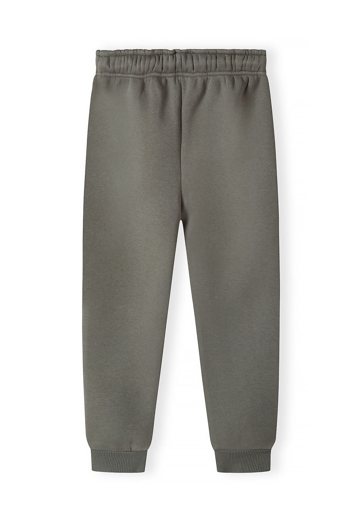 Pantaloni da jogging slim fit da bambino in nero, antracite e verde oliva (confezione da 3), pantaloni da jogging verde oliva, retro.