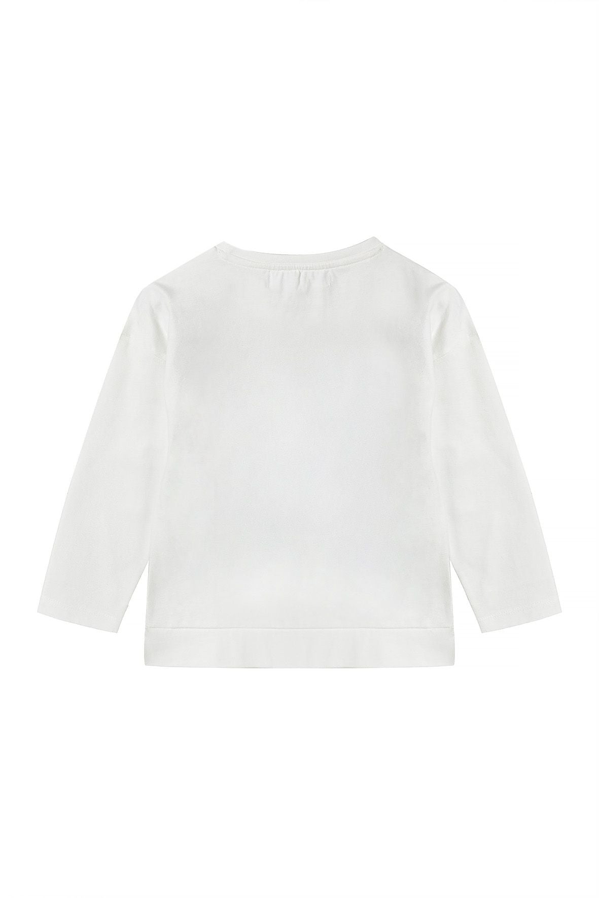 Long Sleeve T-Shirt, Sequin Funtastic, Cream - 3