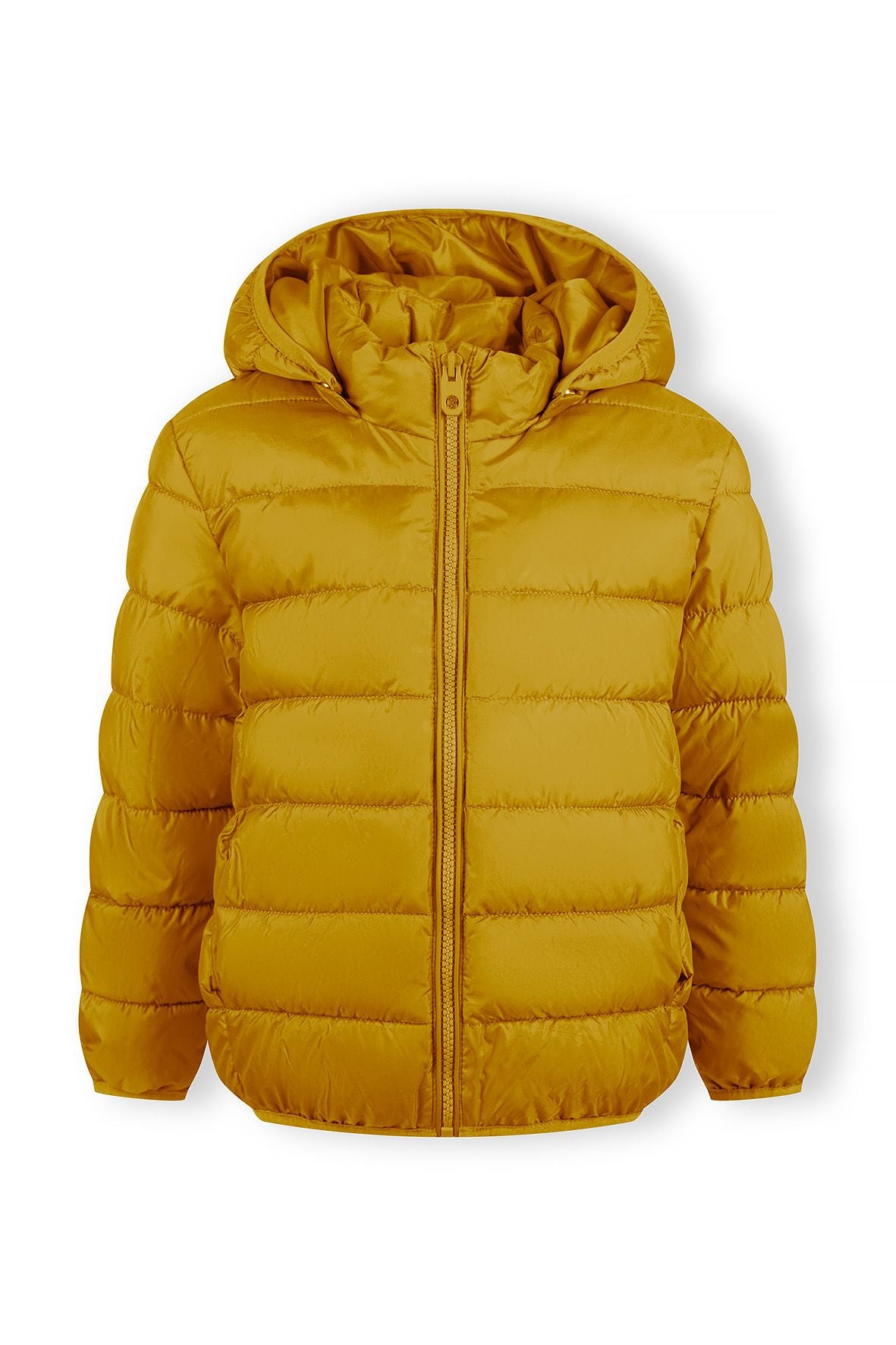 Doudoune Matelassée à Capuche Amovible, Jaune