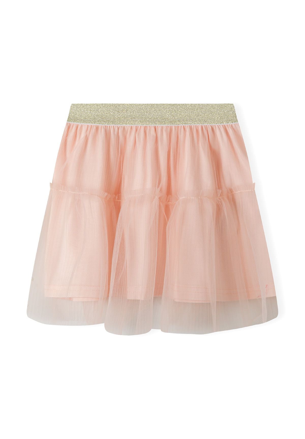 Tulle Skirt, Orange, Sparkle Waistband - 1