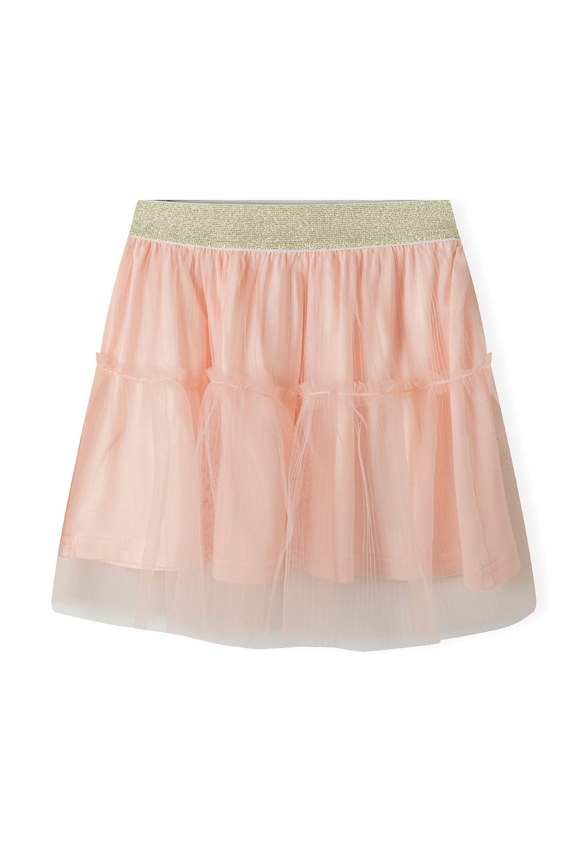 Tulle Skirt, Orange, Sparkle Waistband - 2