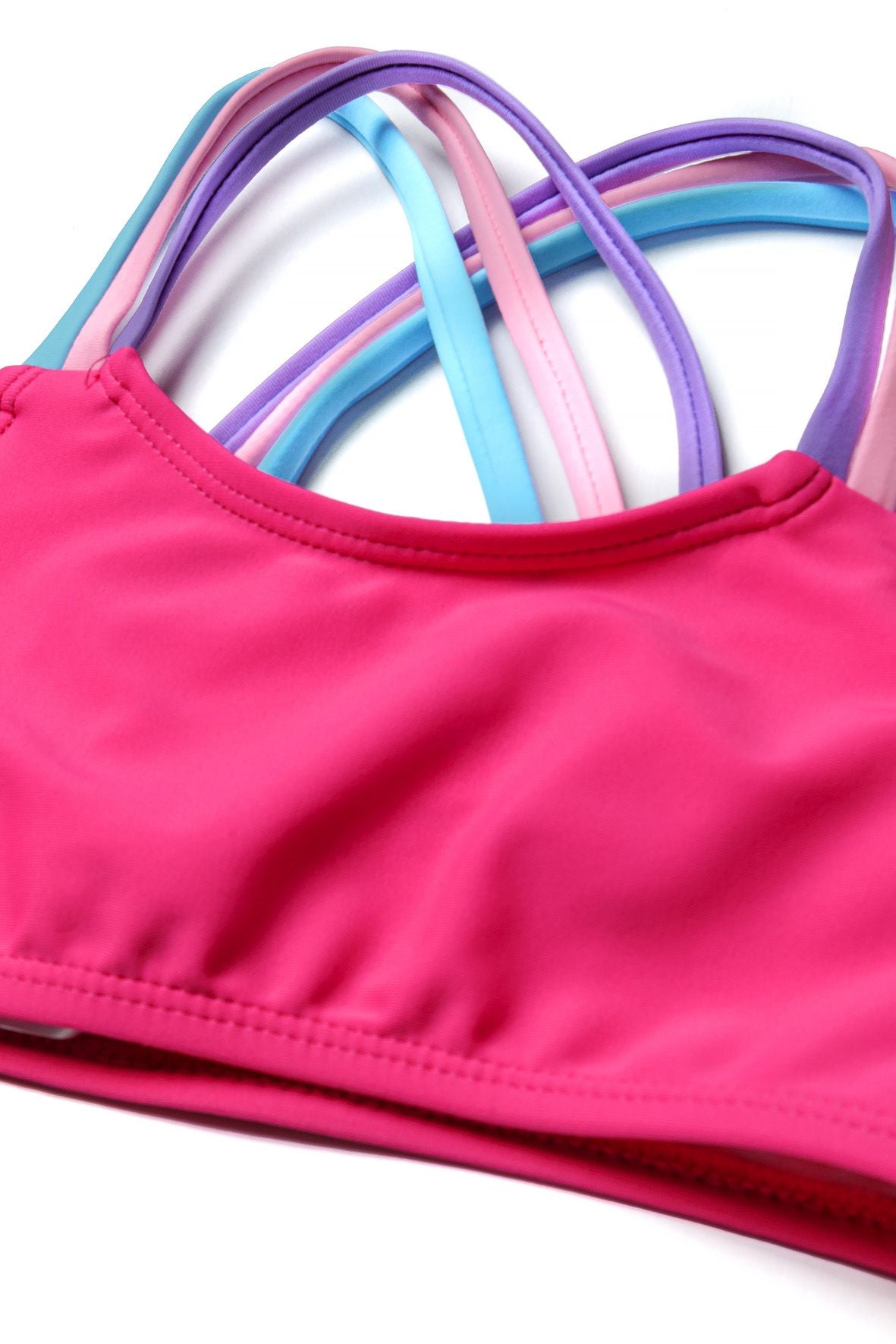 Bikini Set, Pink, Multi-Strap - 7