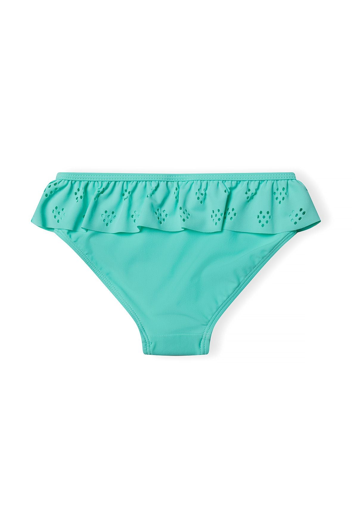 Bikini Two-Piece Eyelet Ruffle, Mint Green - 6