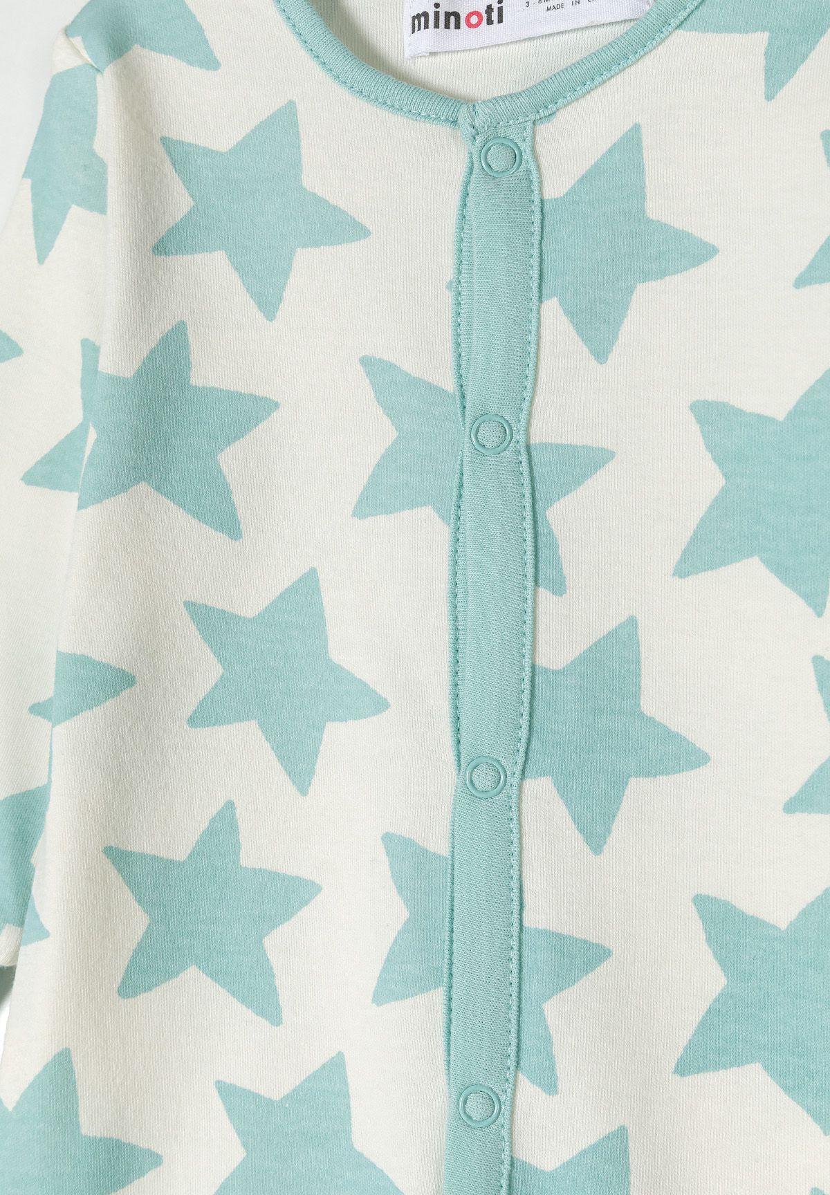 Sleepsuits 4-Pack, Dinosaur Print, Mint Green - 10