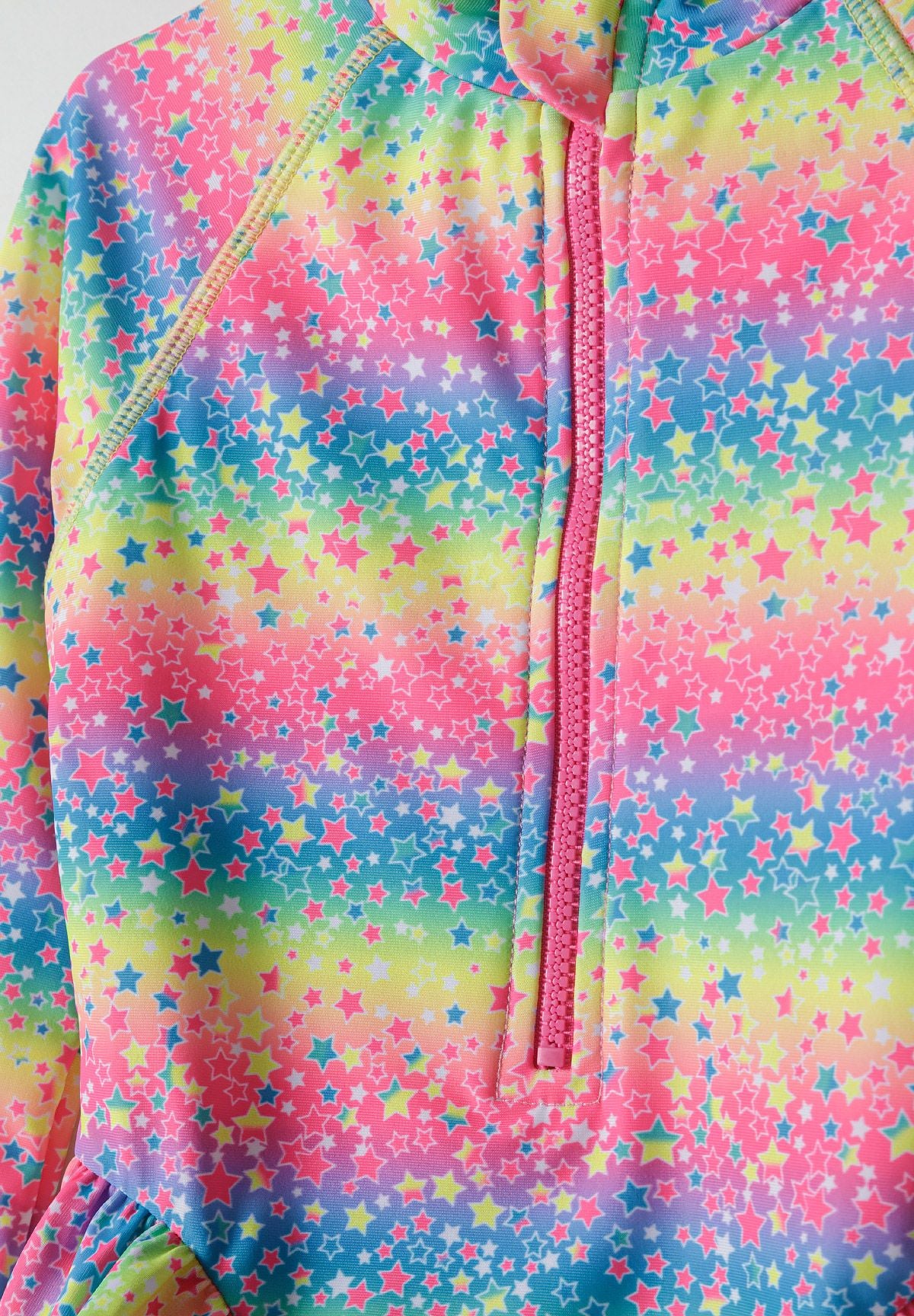 Rash Bodysuit, Multicolour Rainbow, Long Sleeve - 3