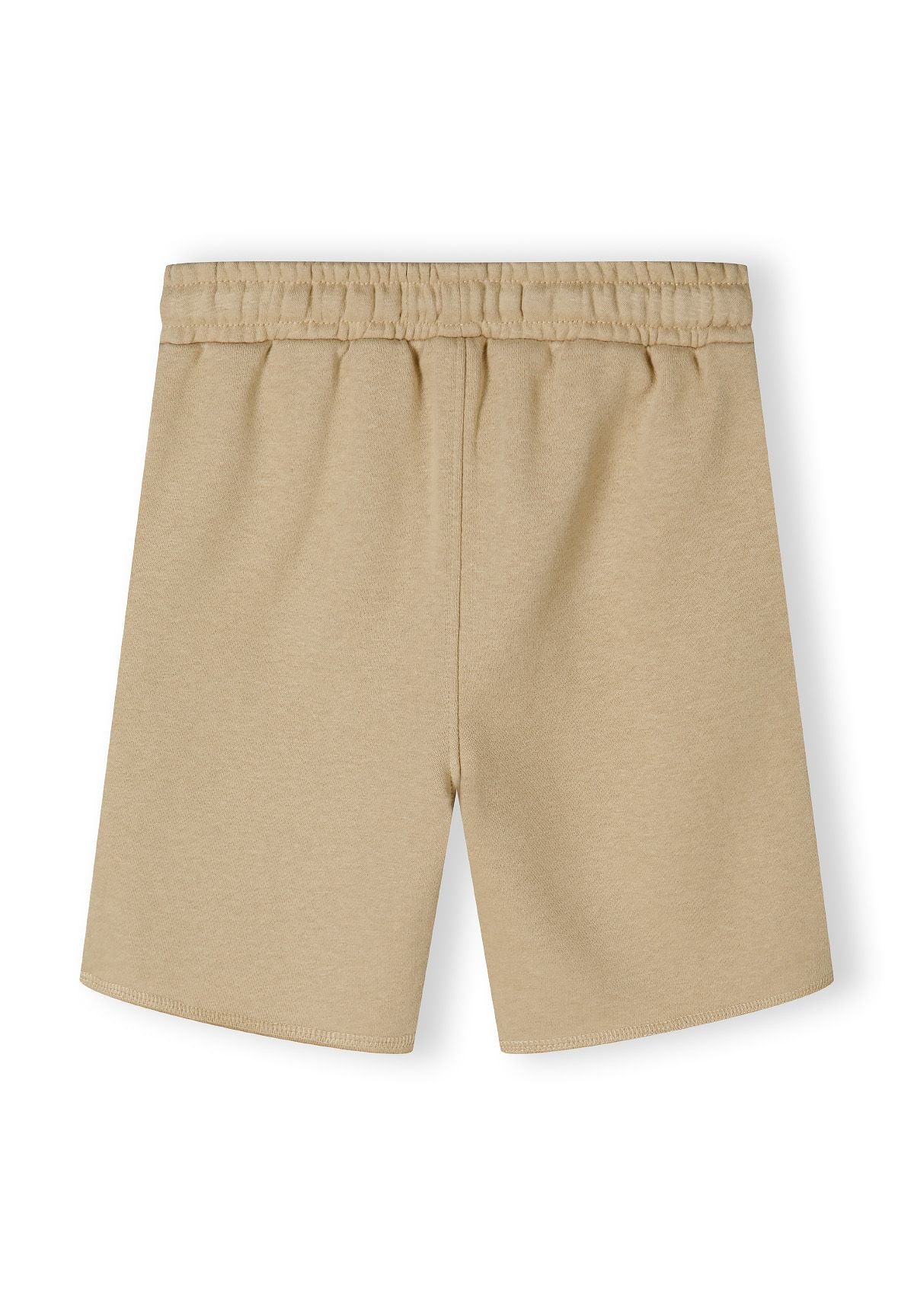 Beige t-shirt and shorts set, shorts back.