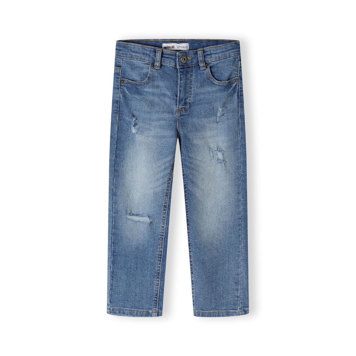 Boys' distressed jeans in blue — complete product view for square Shop card