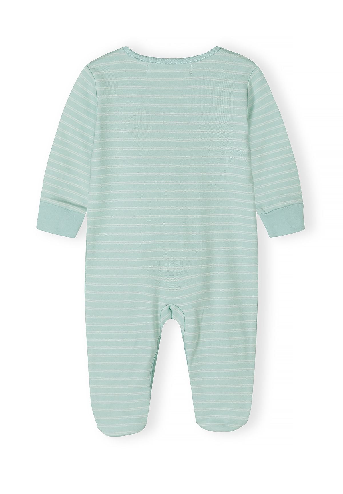 Cotton Sleepsuits 3-Pack, Safari, Cream Mint - 5