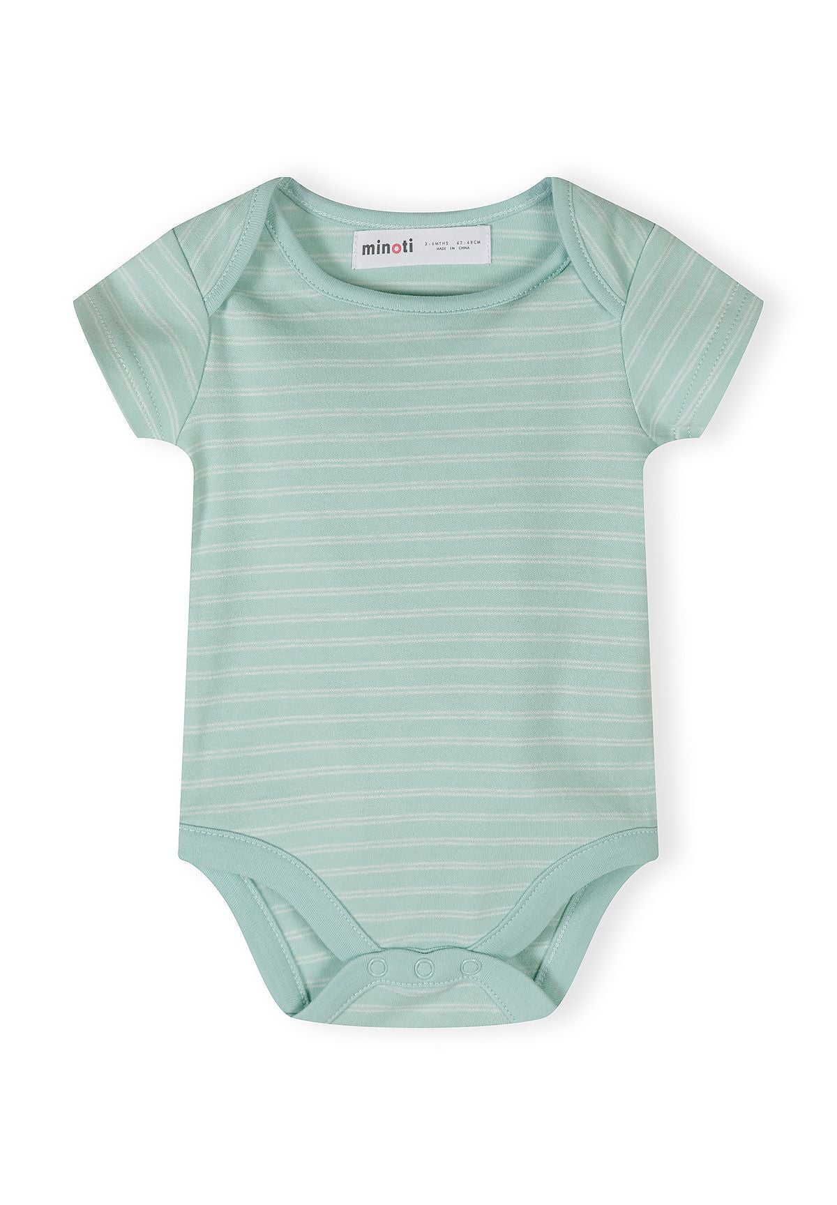 Short Sleeve Bodysuits 5-Pack, Safari Print, Cream - 3