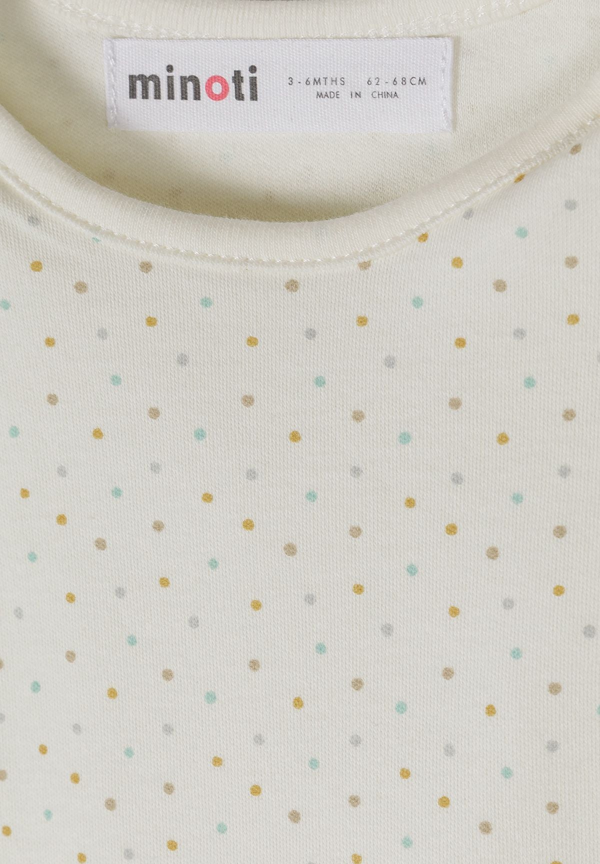 Short Sleeve Bodysuits 7-Pack, Safari, Cream Mint - 7