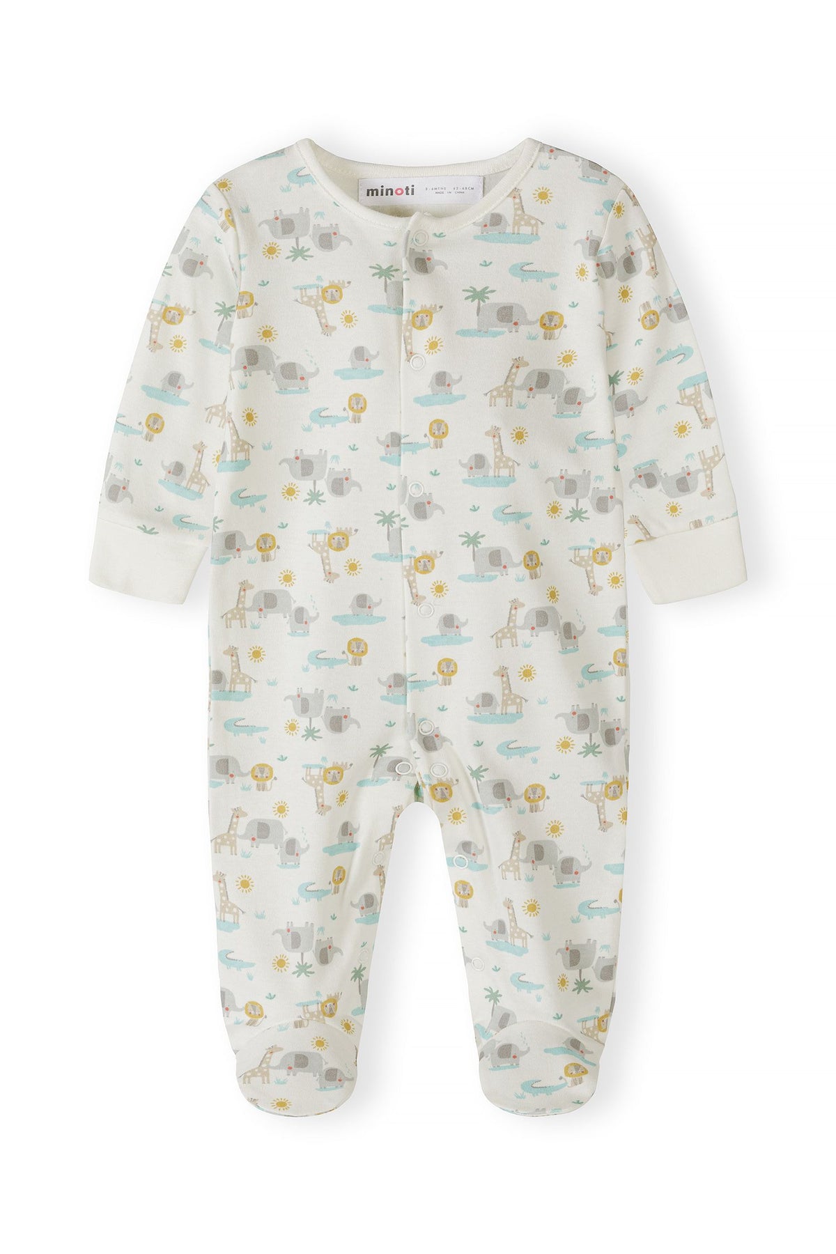 Cream gift set, sleepsuit front.