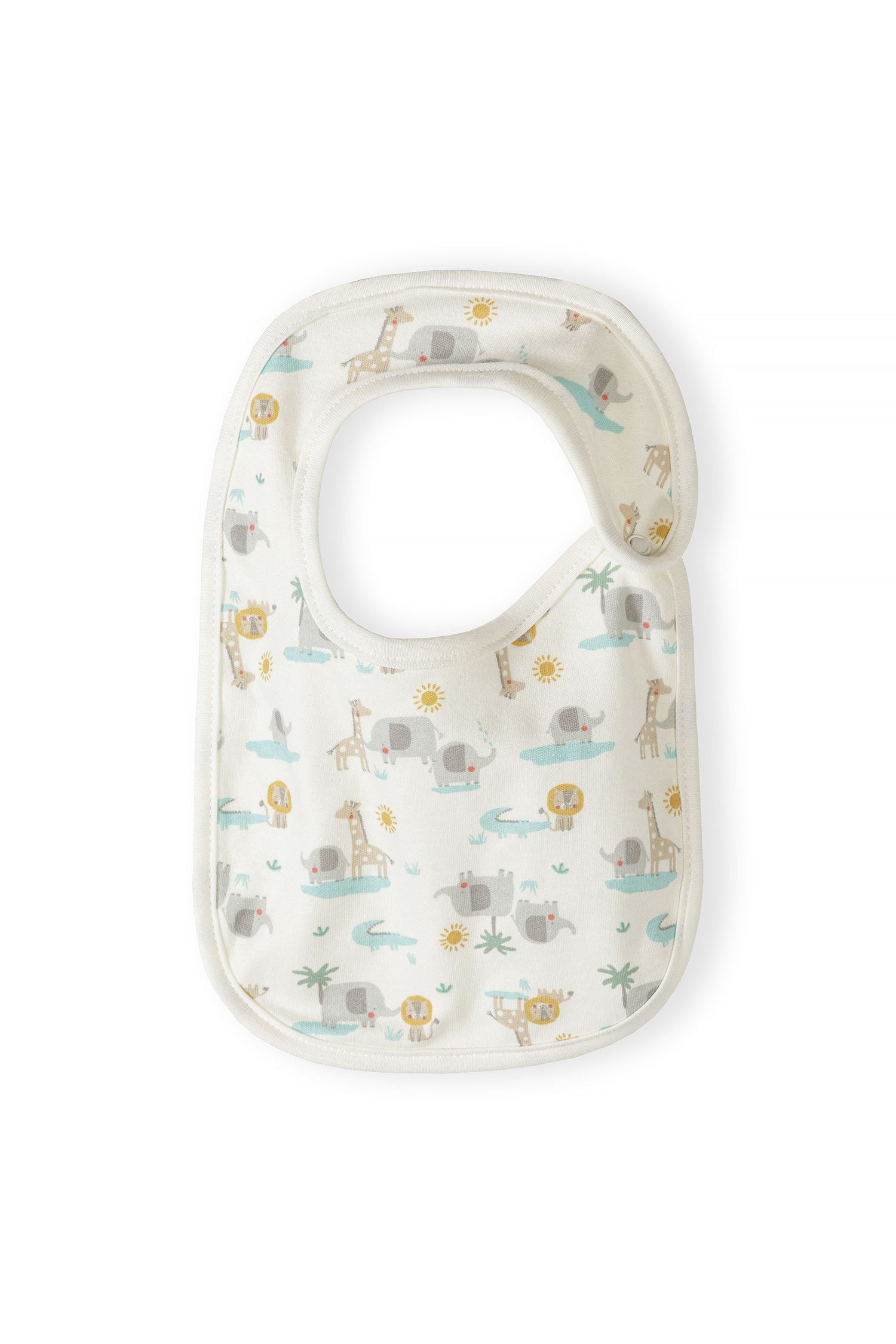 Baby Sleepsuit Gift Set 5-Pack, Safari Print, Cream - 6