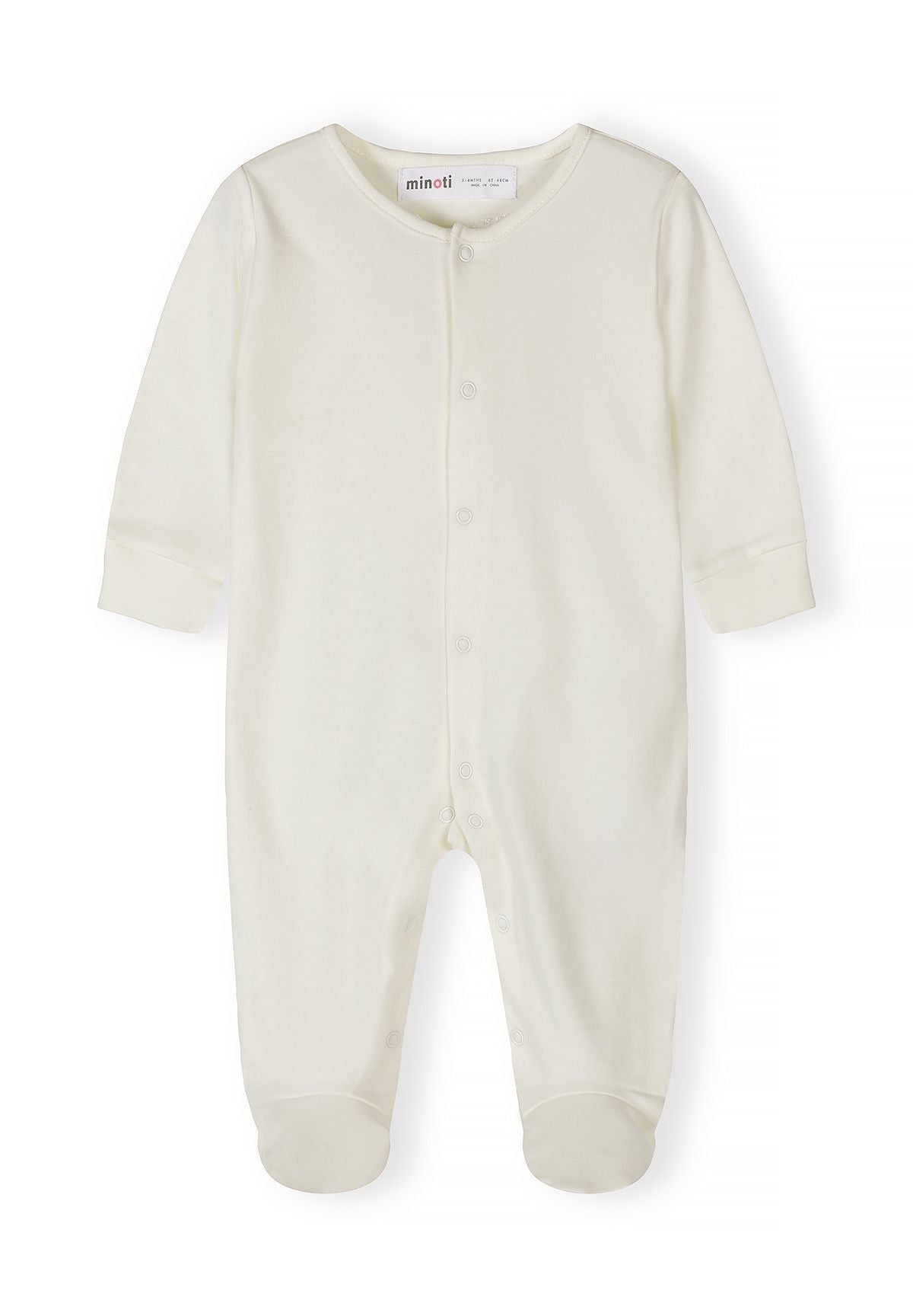 Long Sleeve Sleepsuits 5-Pack, Neutral Beige - 5