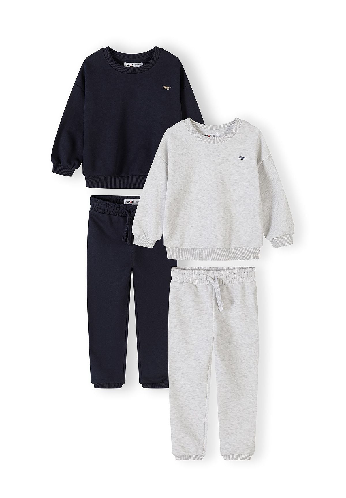 Tracksuit 2-Pack Sweatshirts and Joggers, Navy Grey - 1