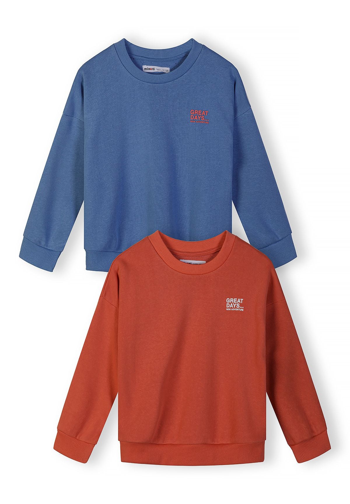 Sweatshirts 2-Pack Great Days Print Blue Red - 2