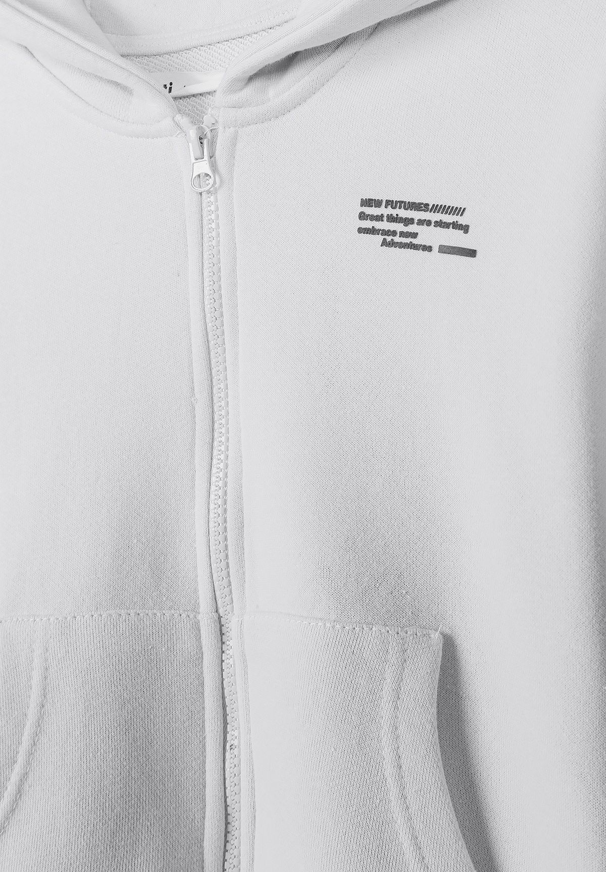 Zip-Up Hoodies 2-Pack, Black & White - 7