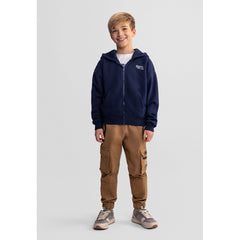 Kids' zip-up hoodies 2-pack in navy and lilac