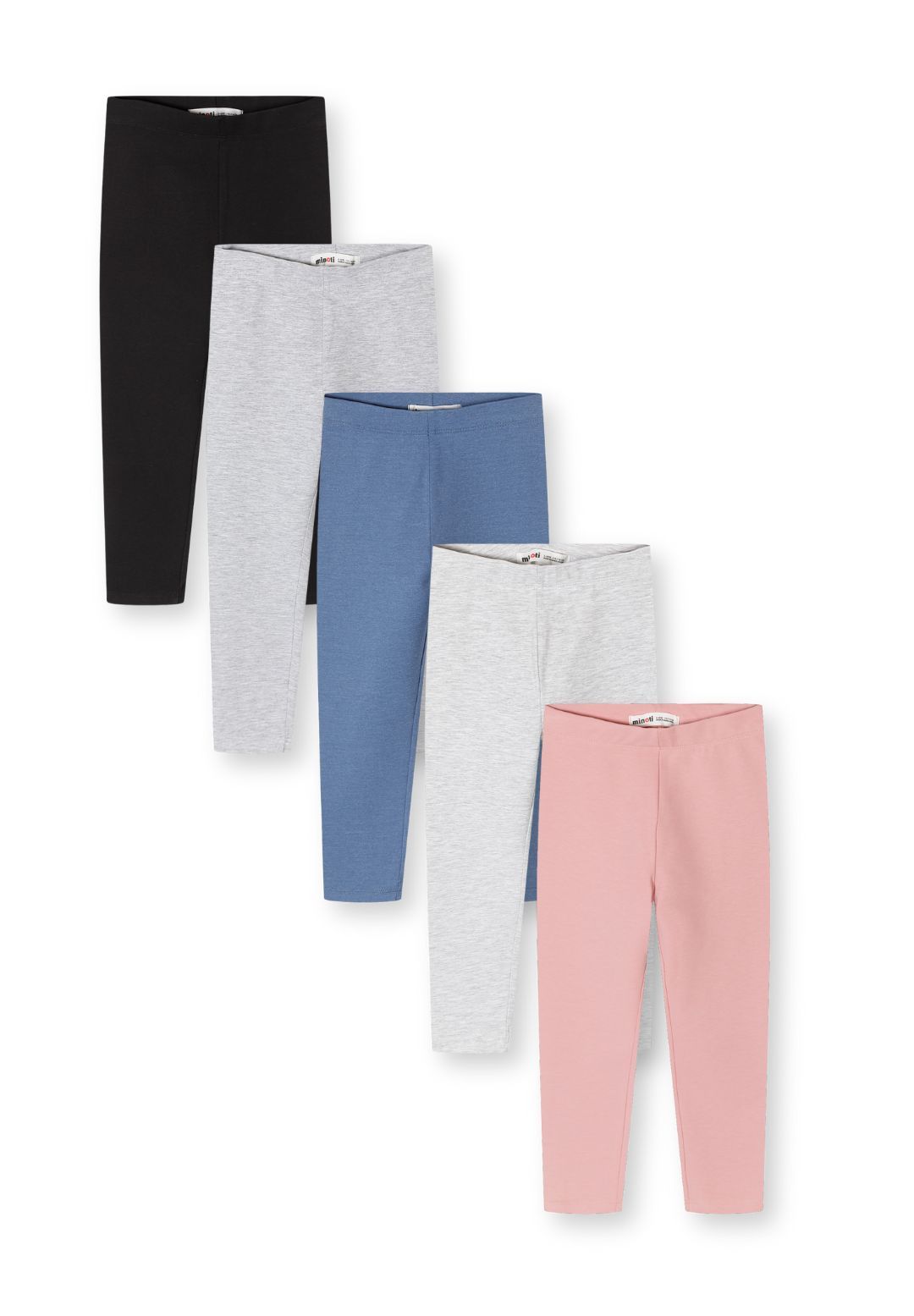 Jersey Leggings 5-Pack, Basic Colours, Stretch - 1