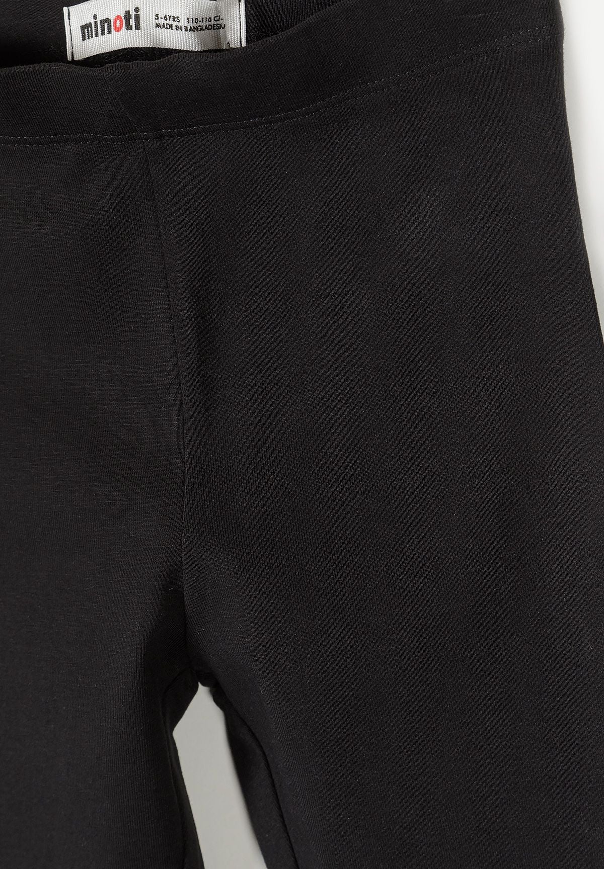 Leggings 5-Pack, Black, Cotton Stretch - 4