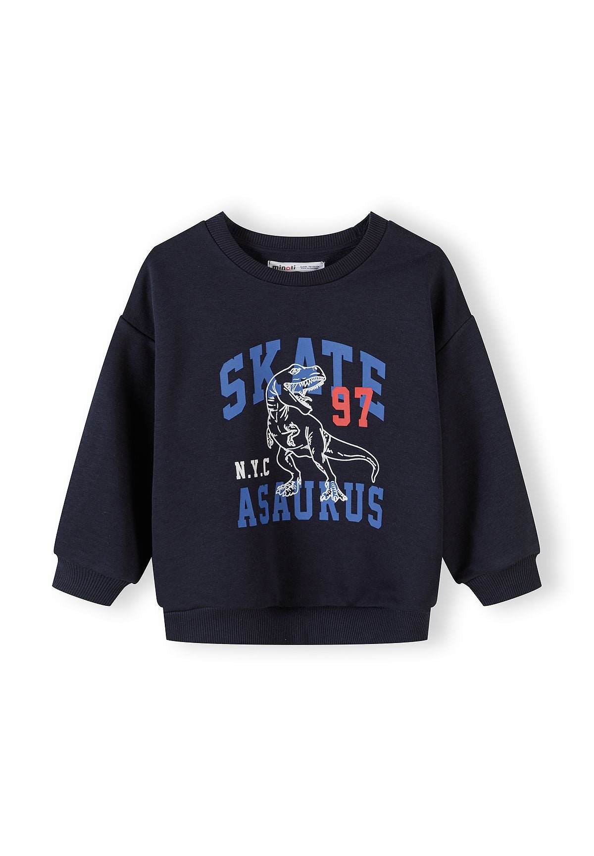 Sweatshirts 2-Pack, Dinosaur & California Print, Navy White - 4