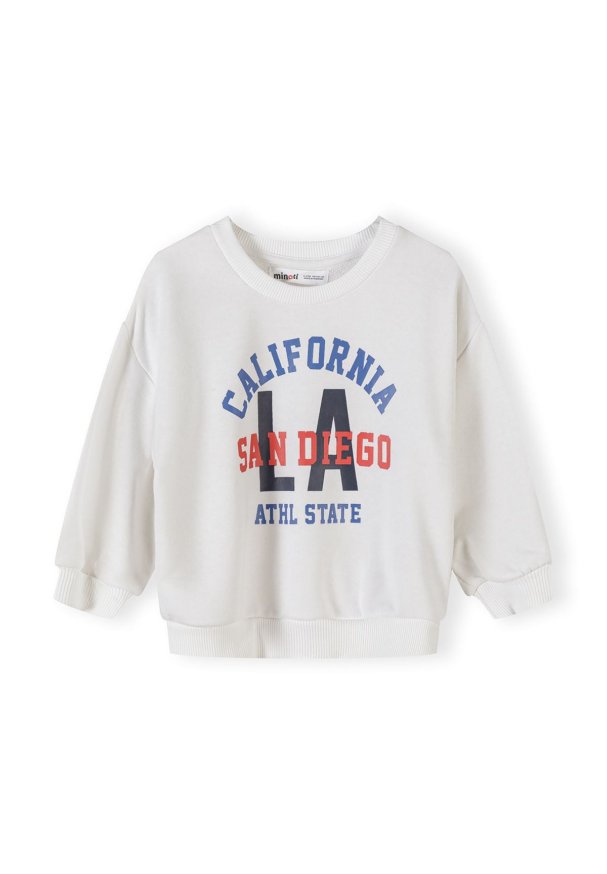 Sweatshirts 2-Pack, Dinosaur & California Print, Navy White - 2
