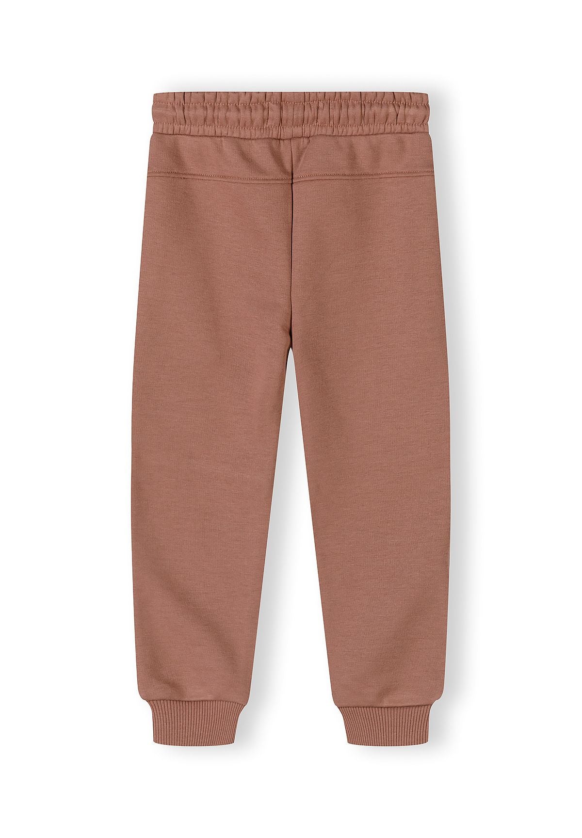 Hooded Tracksuit Set, Cognac, Slogan Print - 5