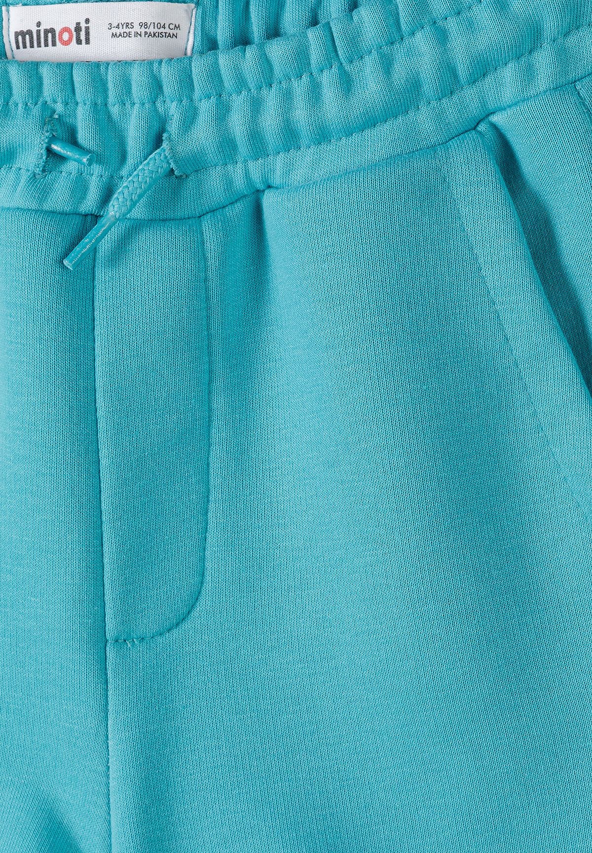 Sweat Shorts 3-Pack, Blue Grey Turquoise - 6