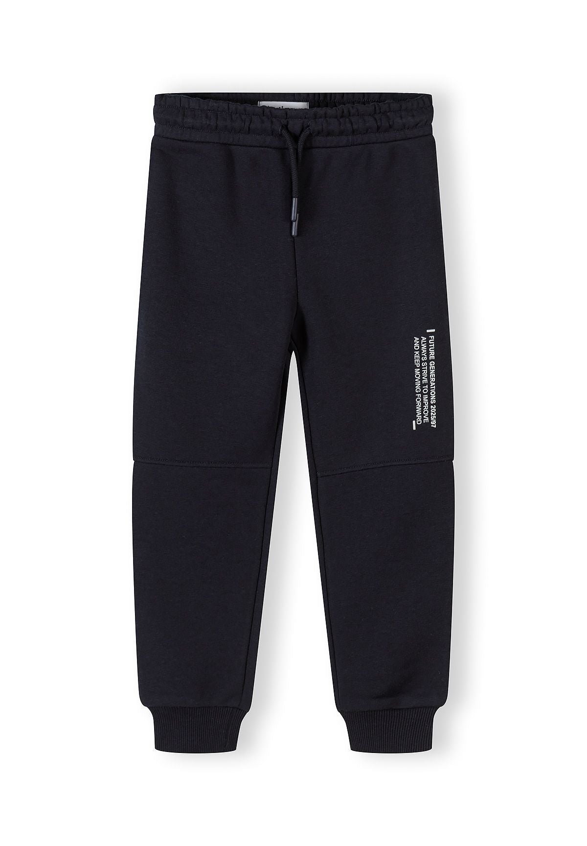Hooded Tracksuit, Black, Text Print - 4