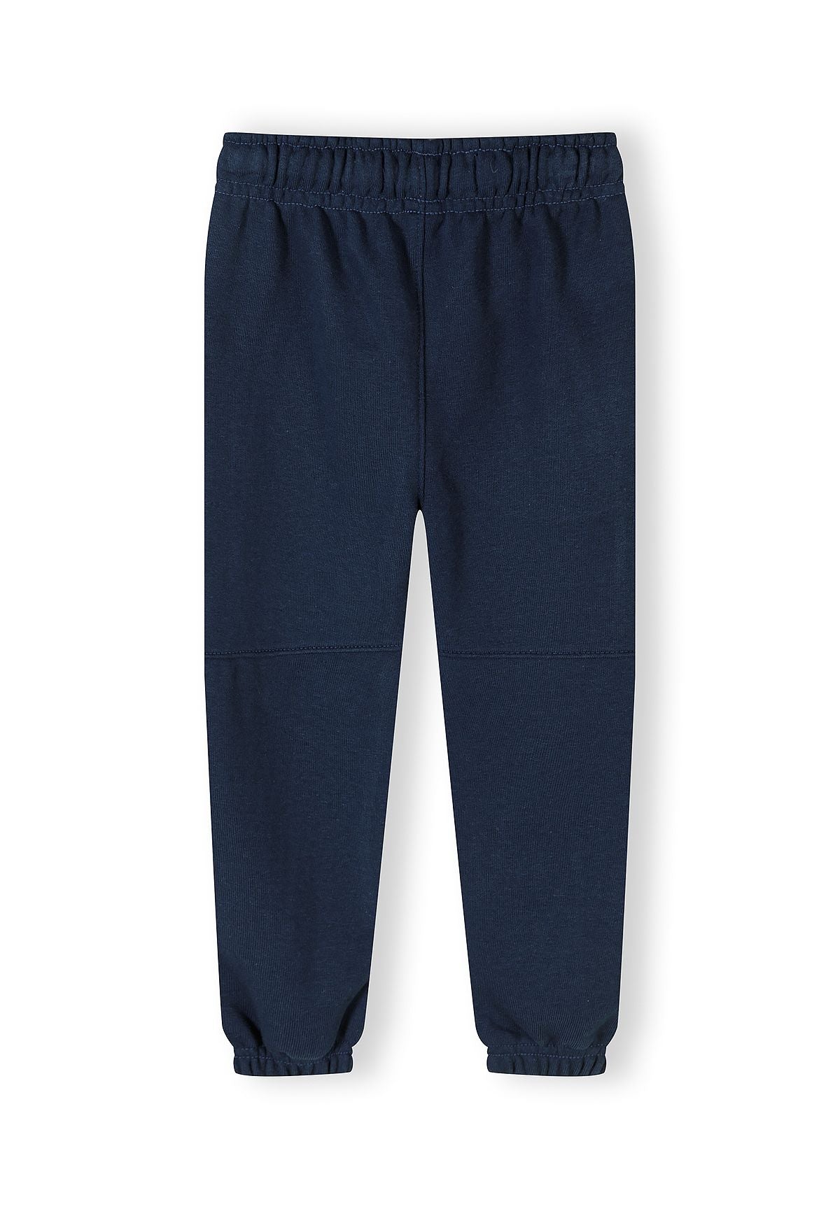 Cream, navy and green sweatshirt and joggers set, joggers back.